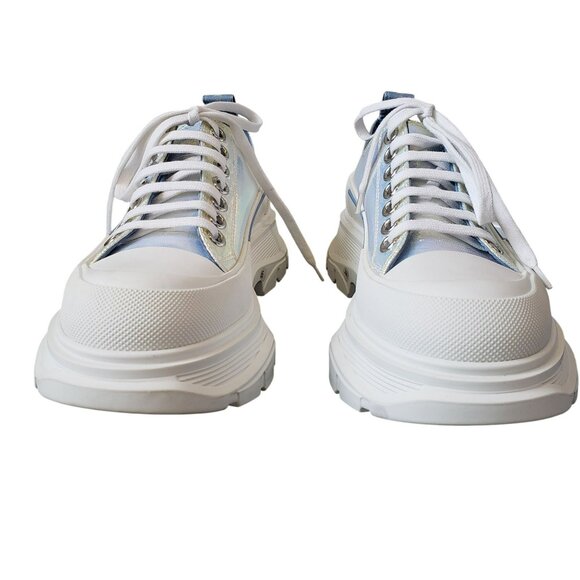 Alexander McQueen Iridescent Y2K Sneakers Gothcore Fairy Punk Dopamine Dressing - Picture 8 of 16